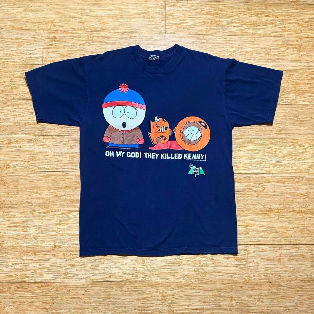 Vintage South Park “Oh My God! They Killed Kenny” T shirt